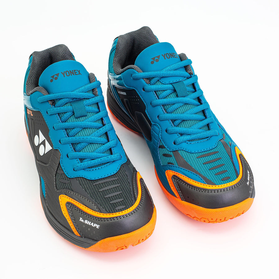 BLACK / AQUA BLUE/ WARM RED