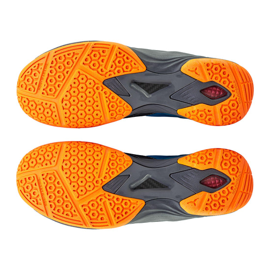 BLACK / AQUA BLUE/ WARM RED