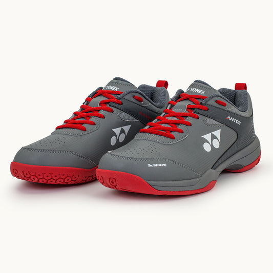PEARLIZED GREY / DRAK GREY / RED