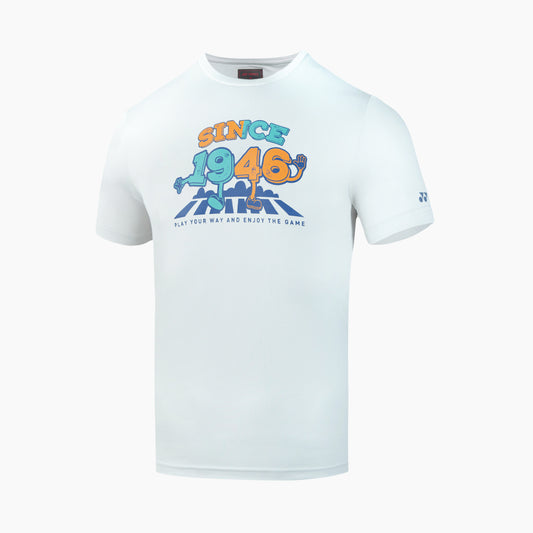 YONEX MENS ROUND NECK T-SHIRT    RM-S092-3033-EASY5-S
