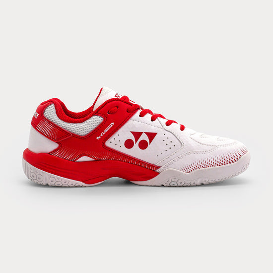 WHITE / RACING RED