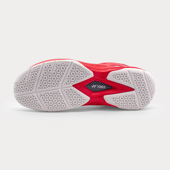 WHITE / RACING RED