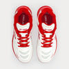 WHITE / RACING RED
