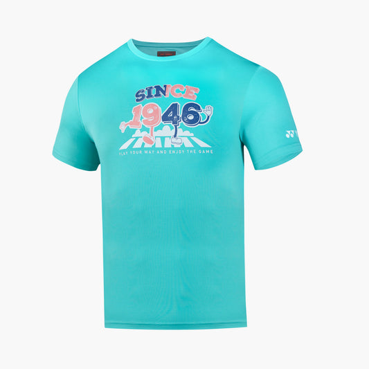 YONEX MENS ROUND NECK T-SHIRT    RM-S092-3033-EASY5-S
