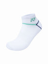 WHITE/AQUA GREEN